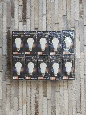 10-Pack iBright Smart Wi-Fi LED Light Bulbs (60W Eq, RGB Color + Tunable White)